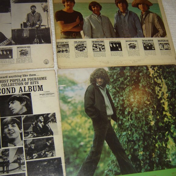 6 -VINTAGE  ORGINAL VINYL RECORD ALBUMS FROM THE BEATLES.. - Picture 10 of 16